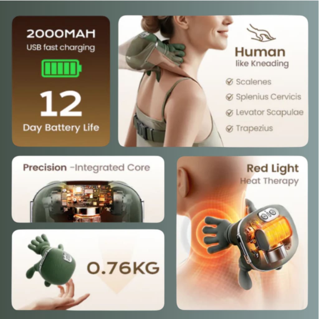 WellMotion Relaxing Massager for the neck and back