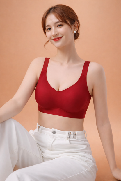 Comfortable Wireless Full Coverage Jelly Smoothing Bra