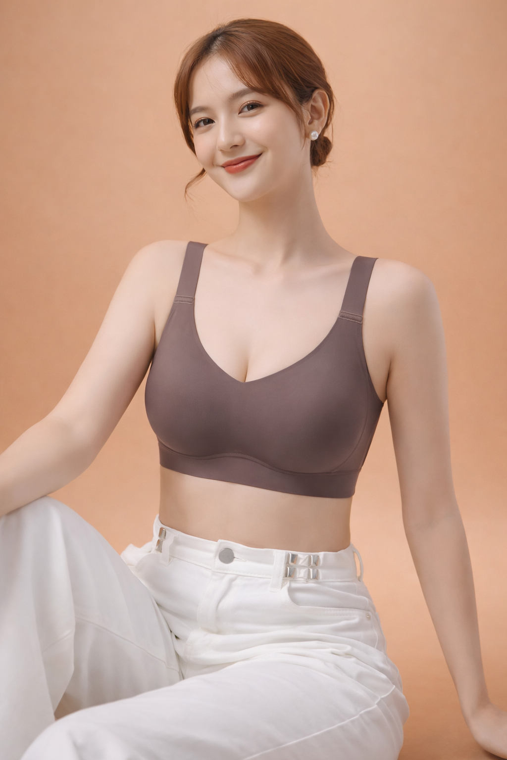 Comfortable Wireless Full Coverage Jelly Smoothing Bra