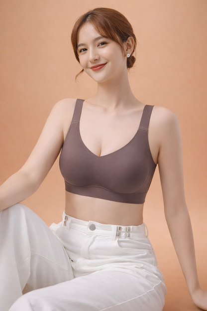 Comfortable Wireless Full Coverage Jelly Smoothing Bra