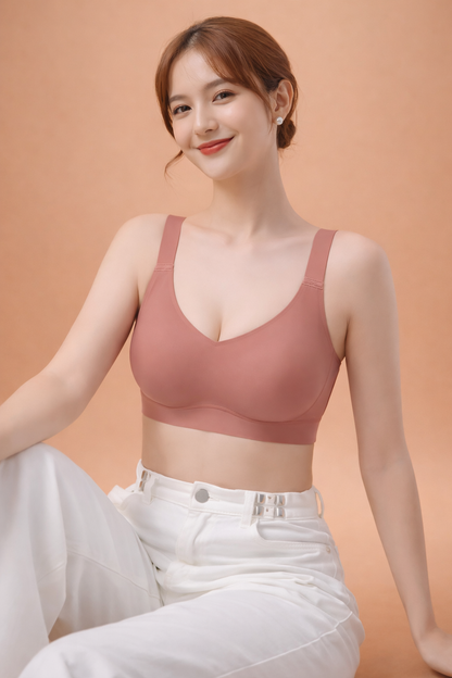 Comfortable Wireless Full Coverage Jelly Smoothing Bra